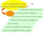 Control Environment