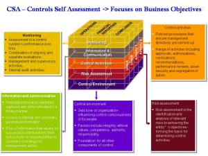 COSO_CSA_Components of Internal Control
