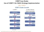 Use of Cobit 5 for ISACA Strategy&nbsp;Implementation